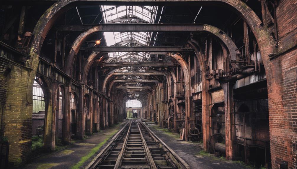 abandoned coal mine in england