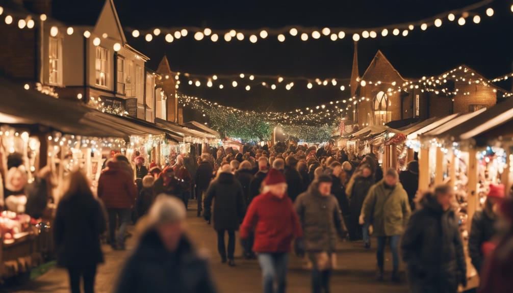 christmas market in uttoxeter