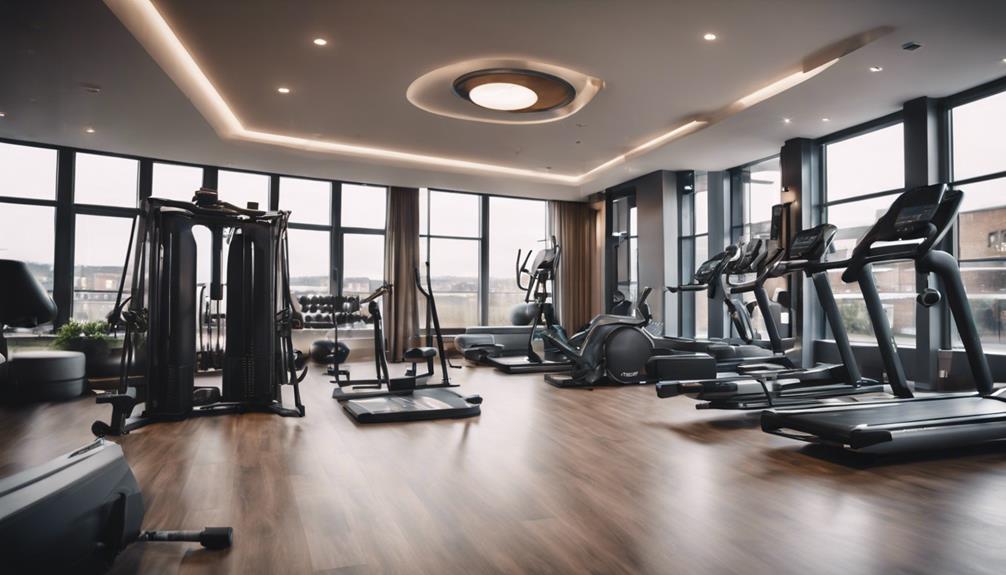 fitness amenities in hotels