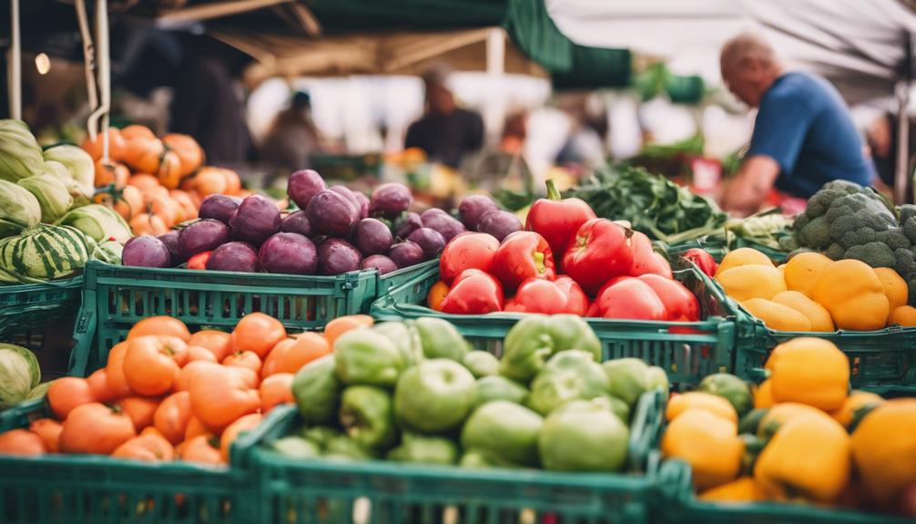 local vendors selling produce