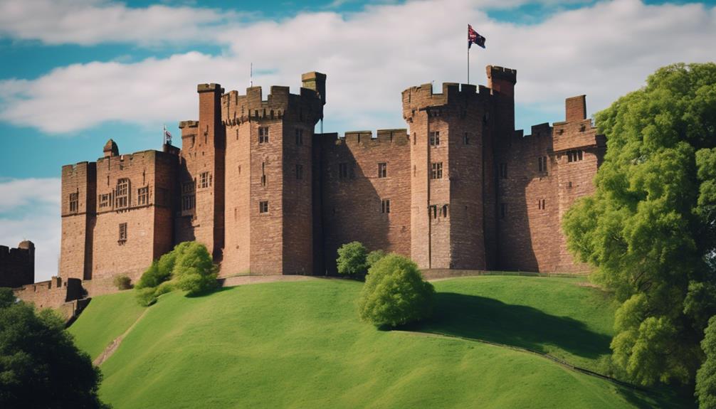 medieval fortress in england