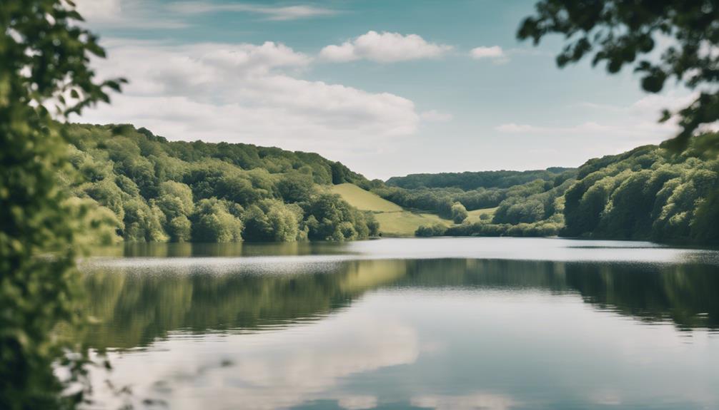 tranquil lakes beckon adventurists