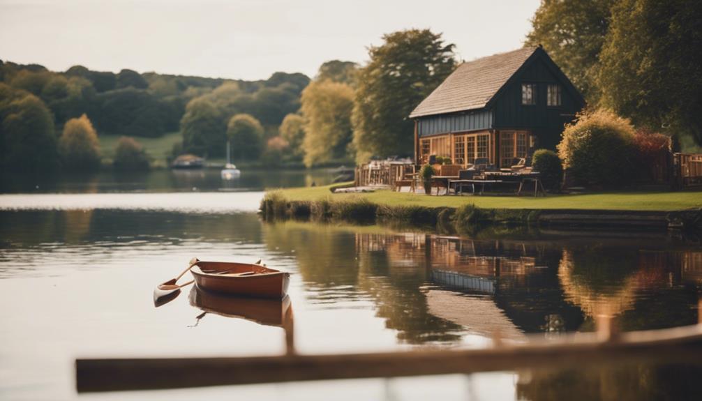 tranquil lakeside retreat awaits