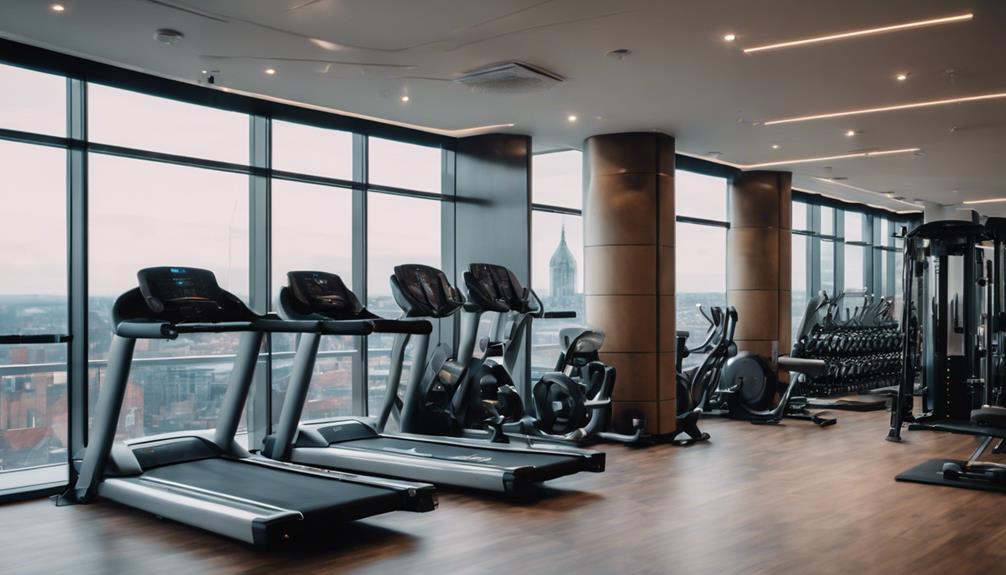 upscale hotels offer gyms